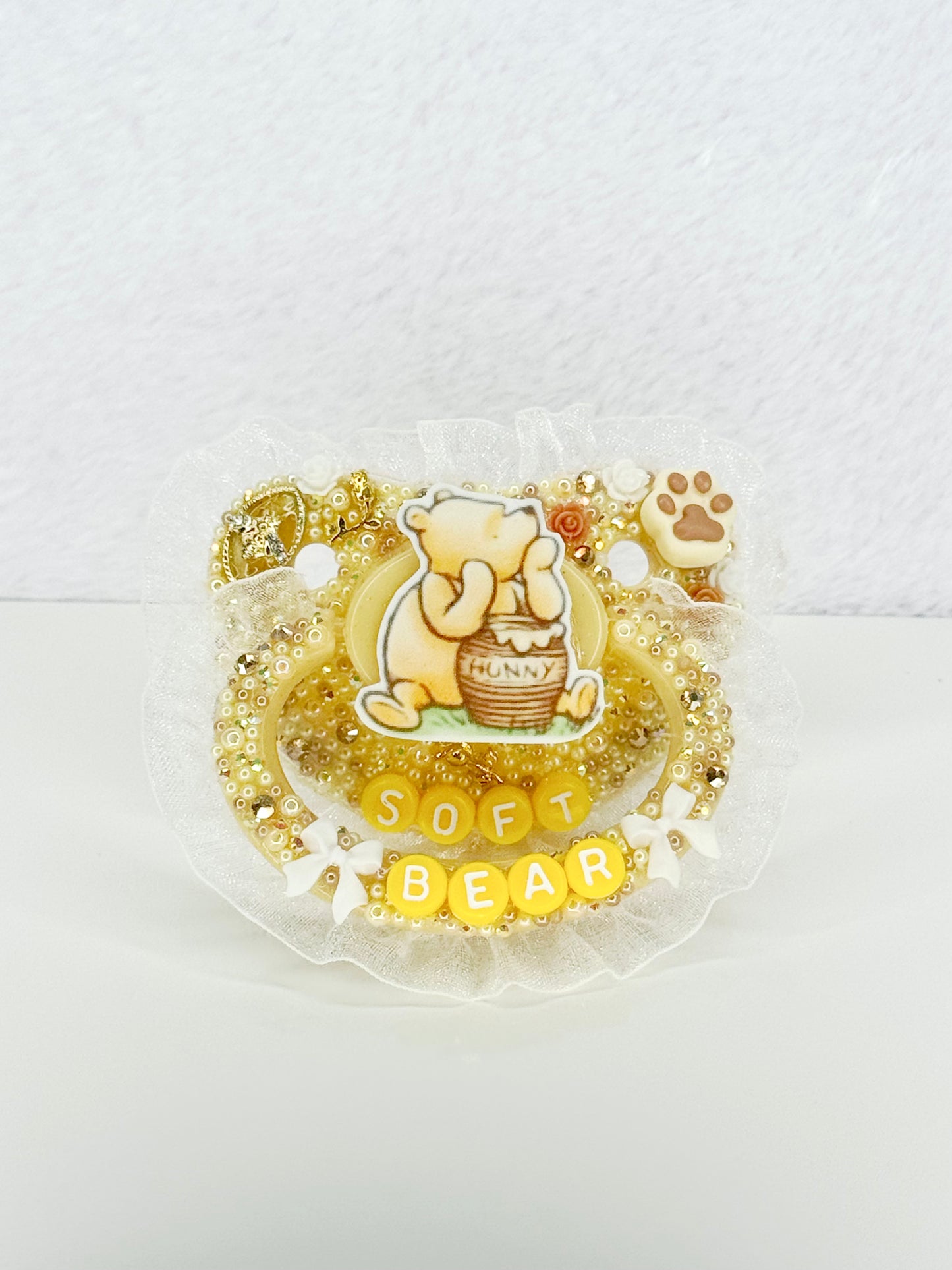 Soft Bear Winnie adult sized pacifier