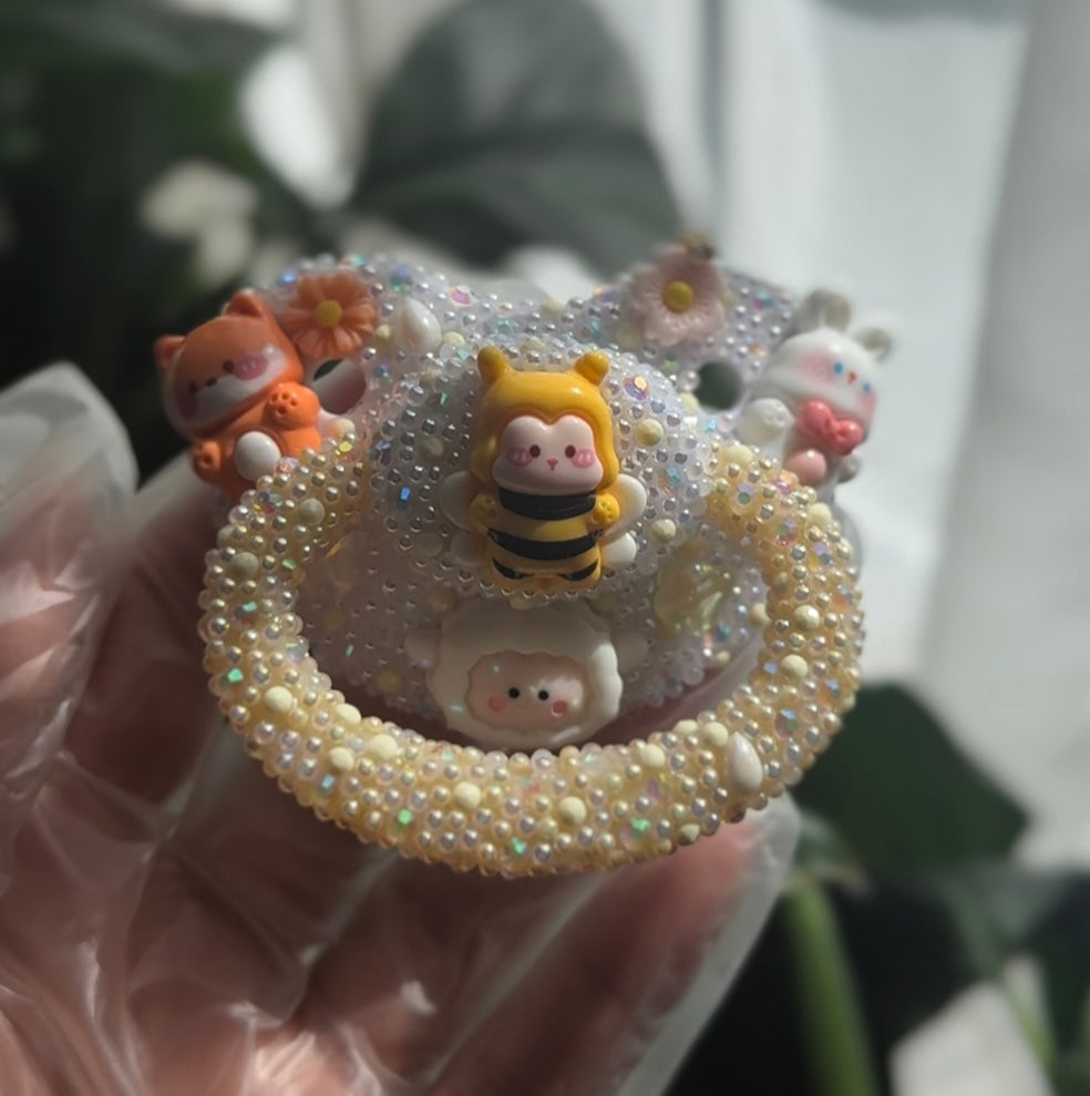 Spring animals adult sized pacifier