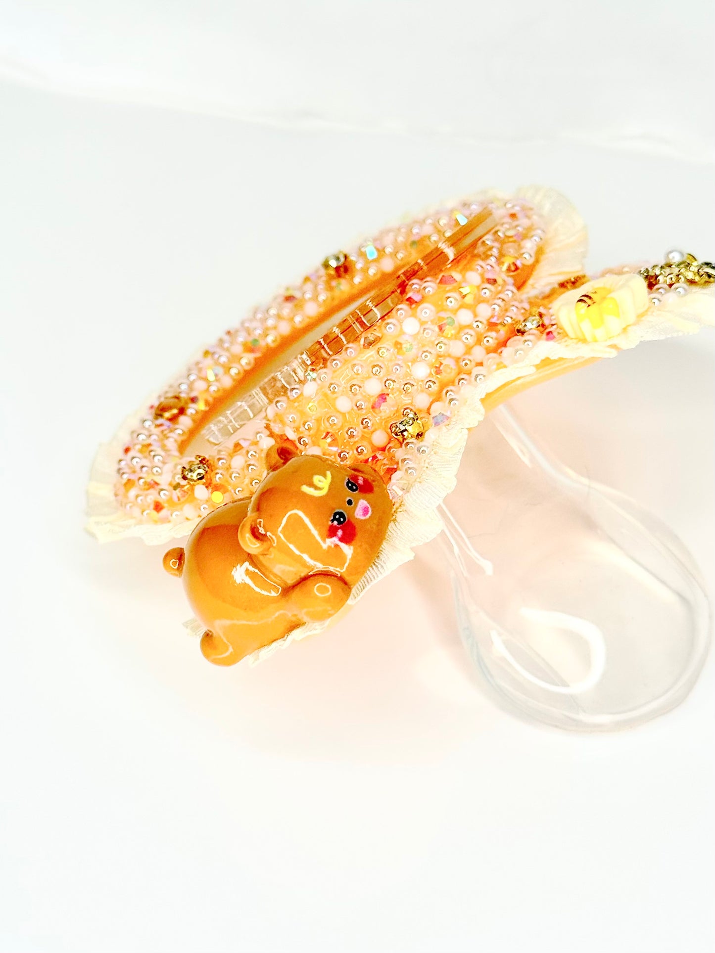 Bear and bunny adult sized full lace pacifier