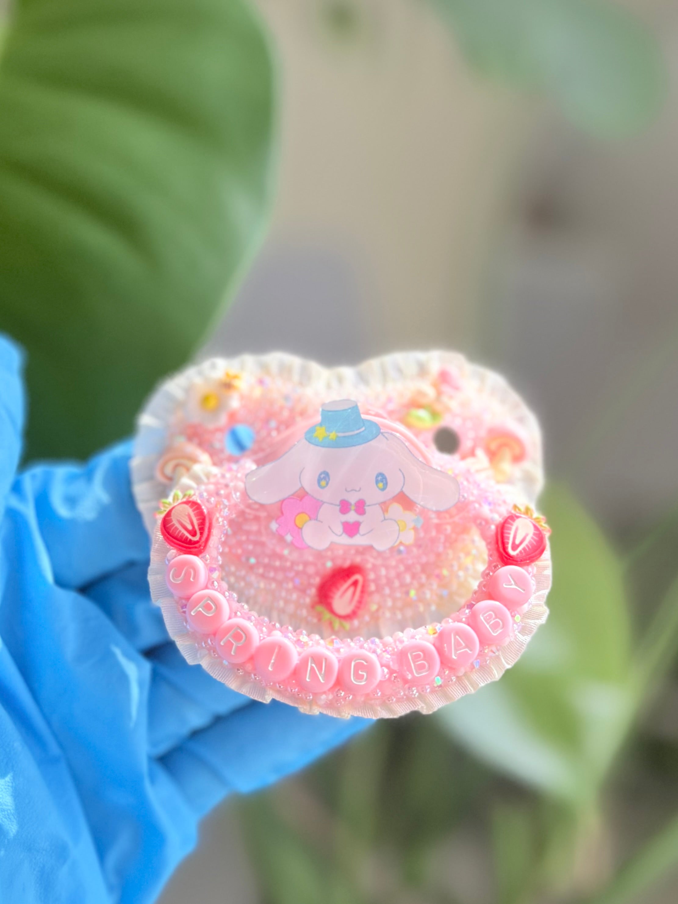 Spring baby adult pacifier