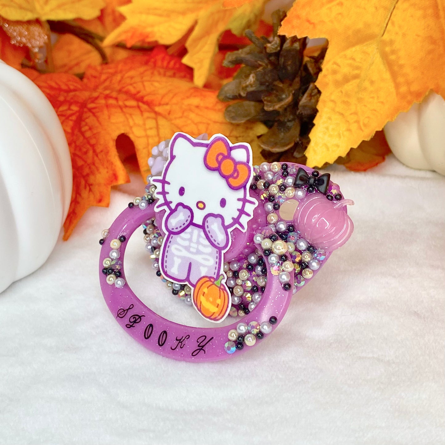 "Spooky hello kitty - Adult pacifier
