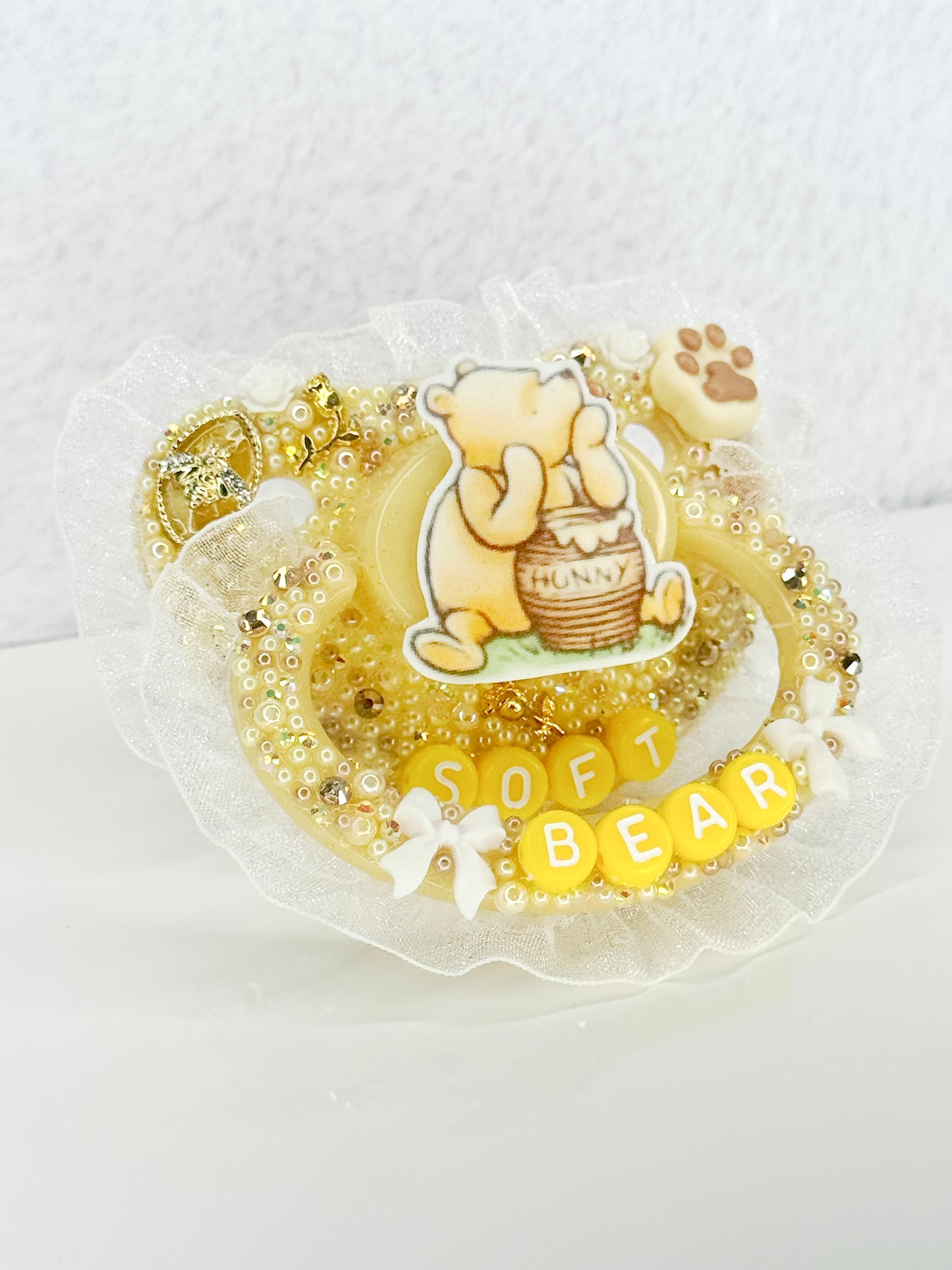 Soft Bear Winnie adult sized pacifier