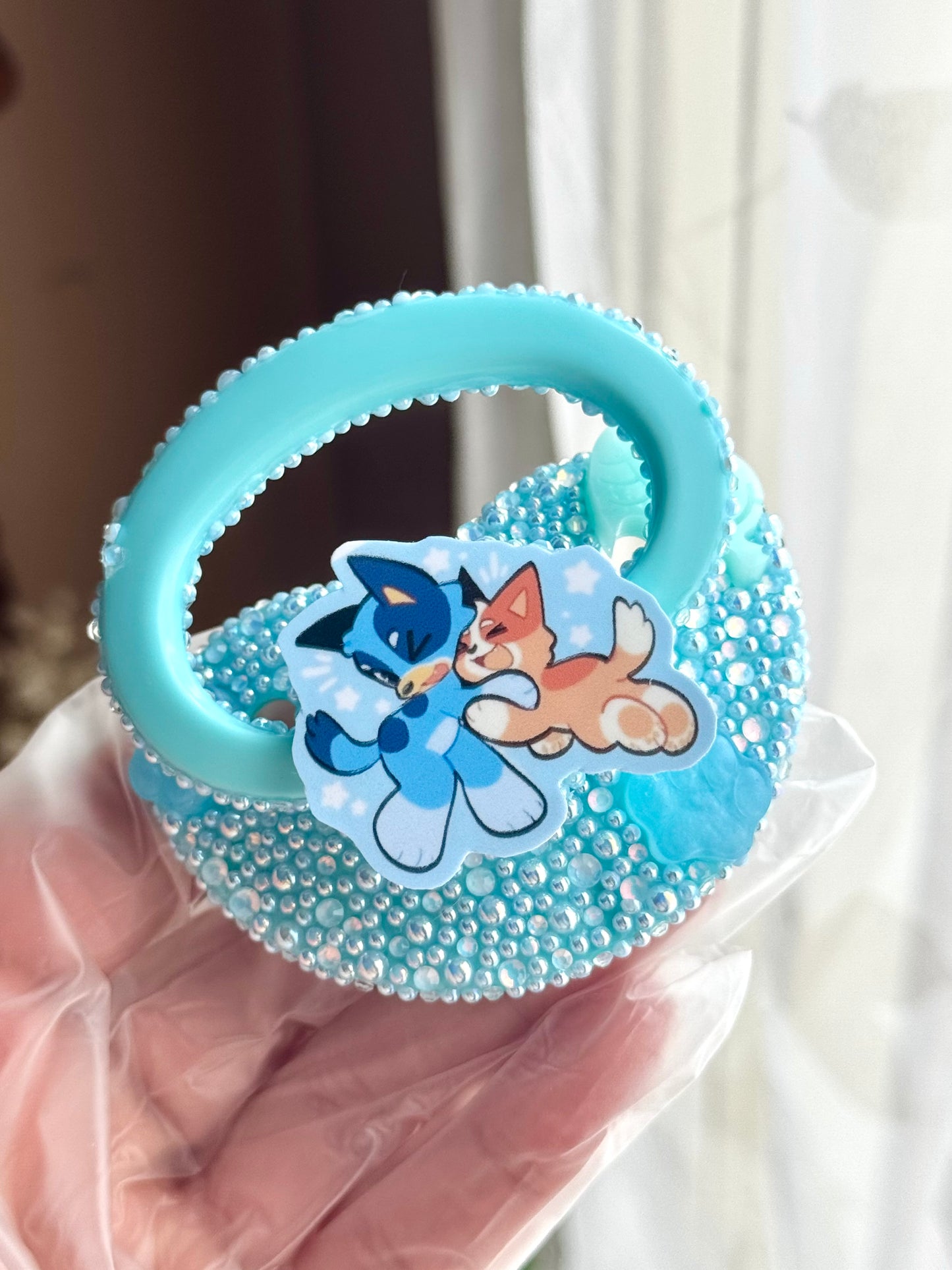 Bluey & Bingo Ruff ruff adult sized pacifier