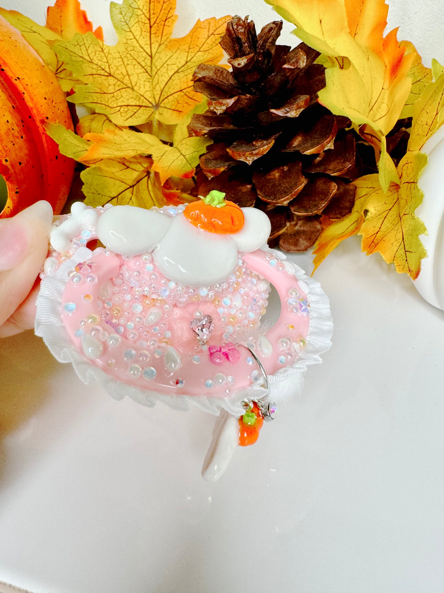 Pumpkin Cinnamoroll adult pacifier