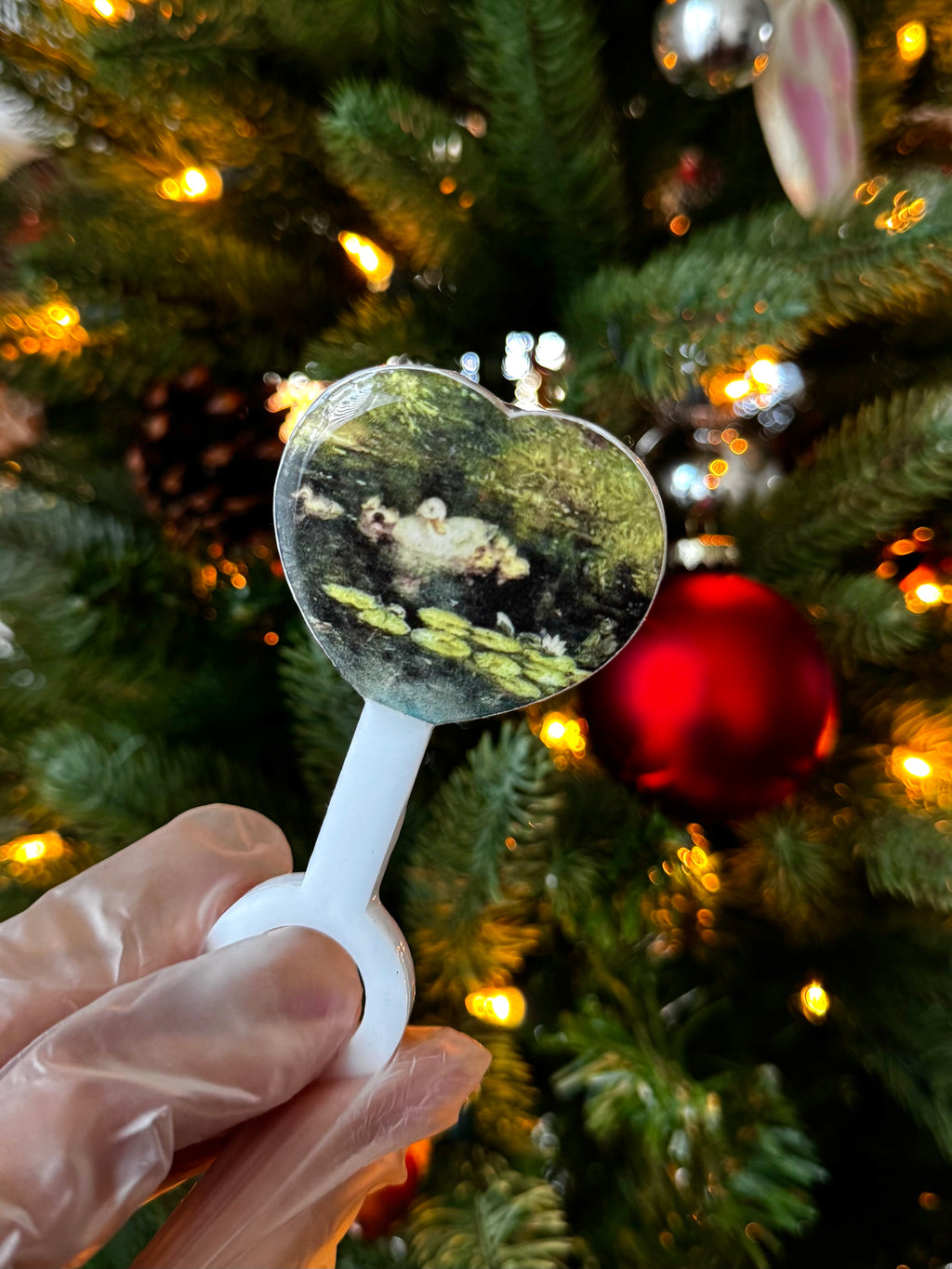 Ducklings resin rattle