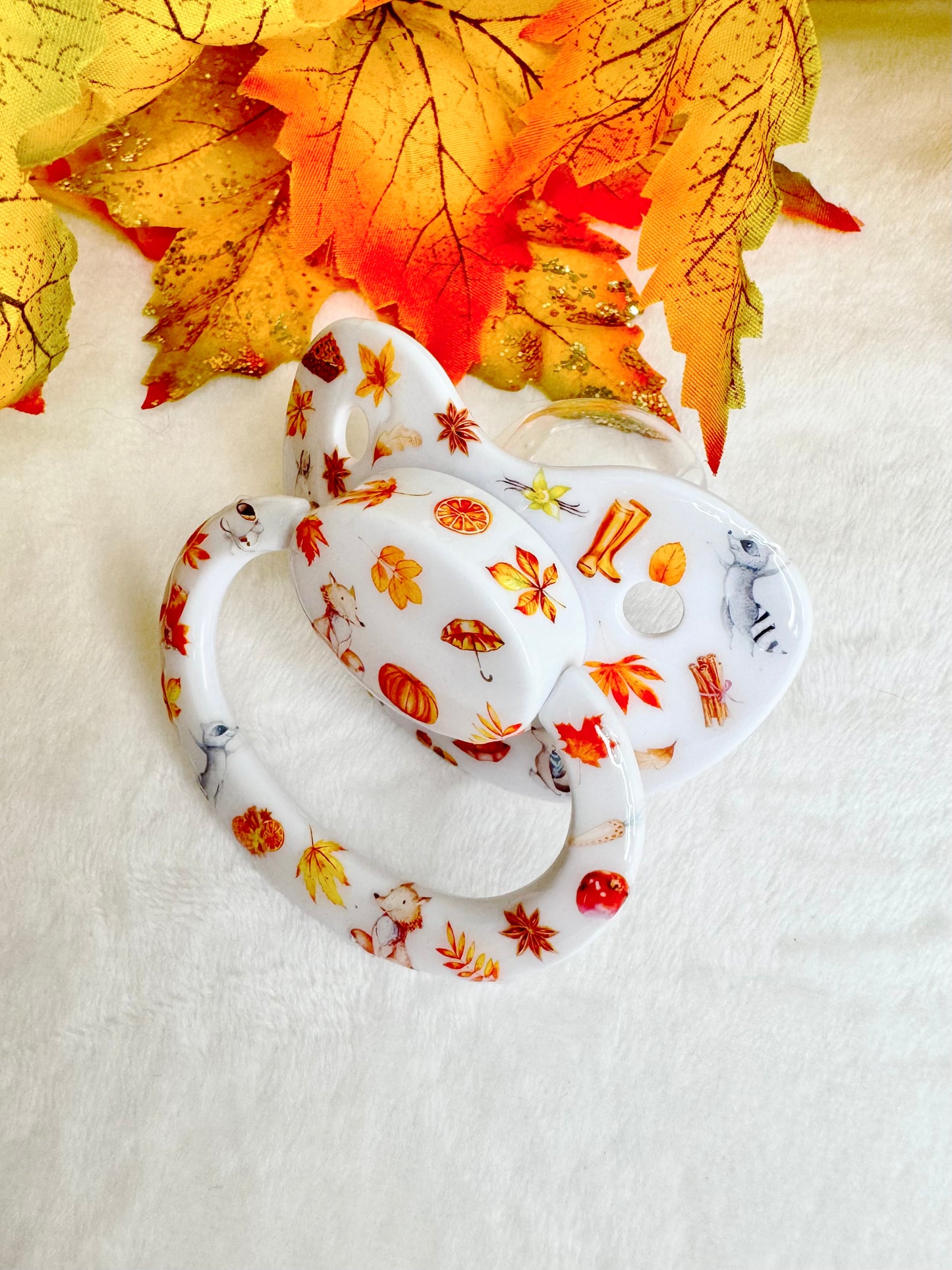 Woodland vinyl sticker pacifier White*