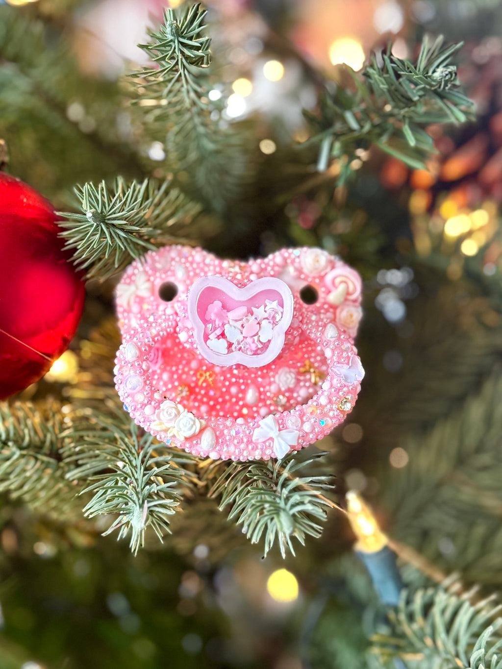 Butterfly resin shaker adult pacifier