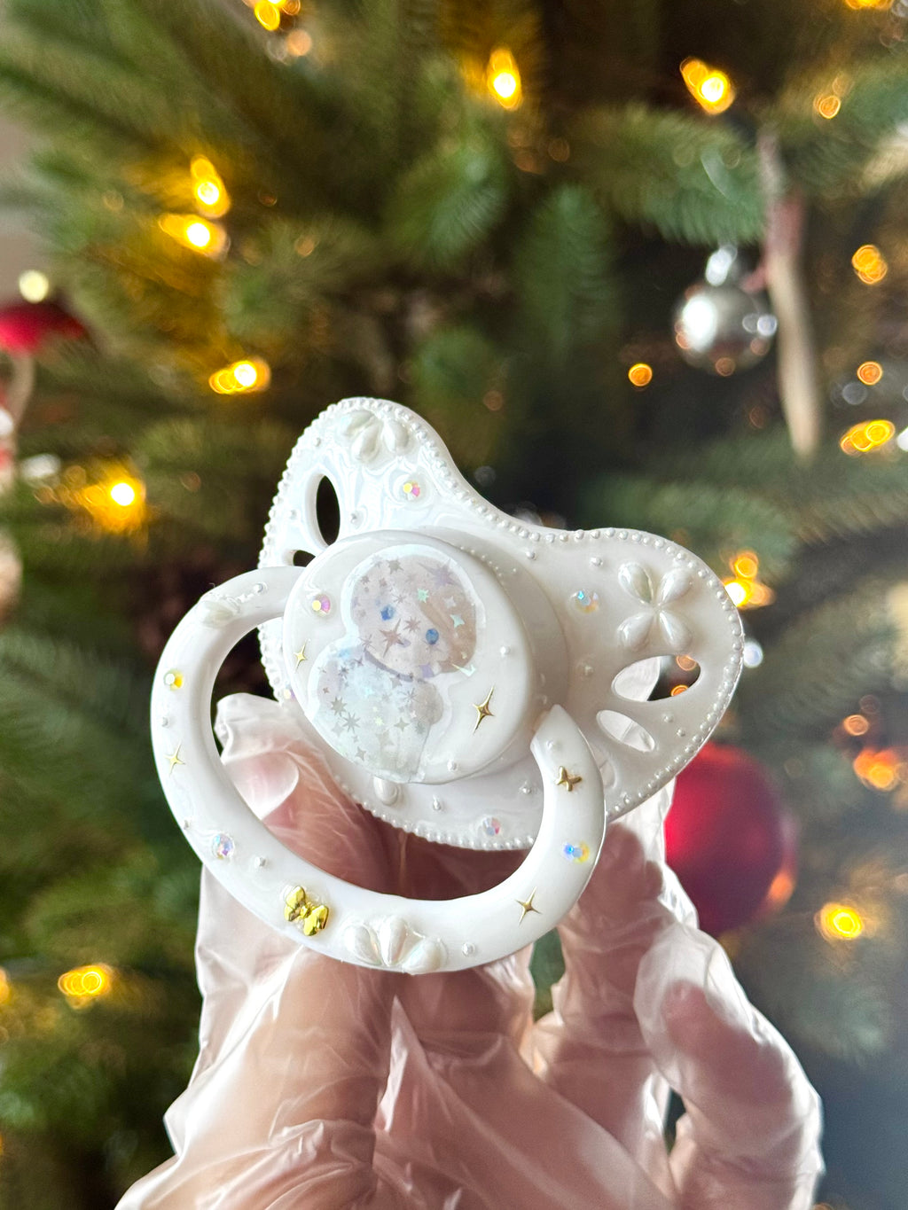 Golden Puppy adult pacifier