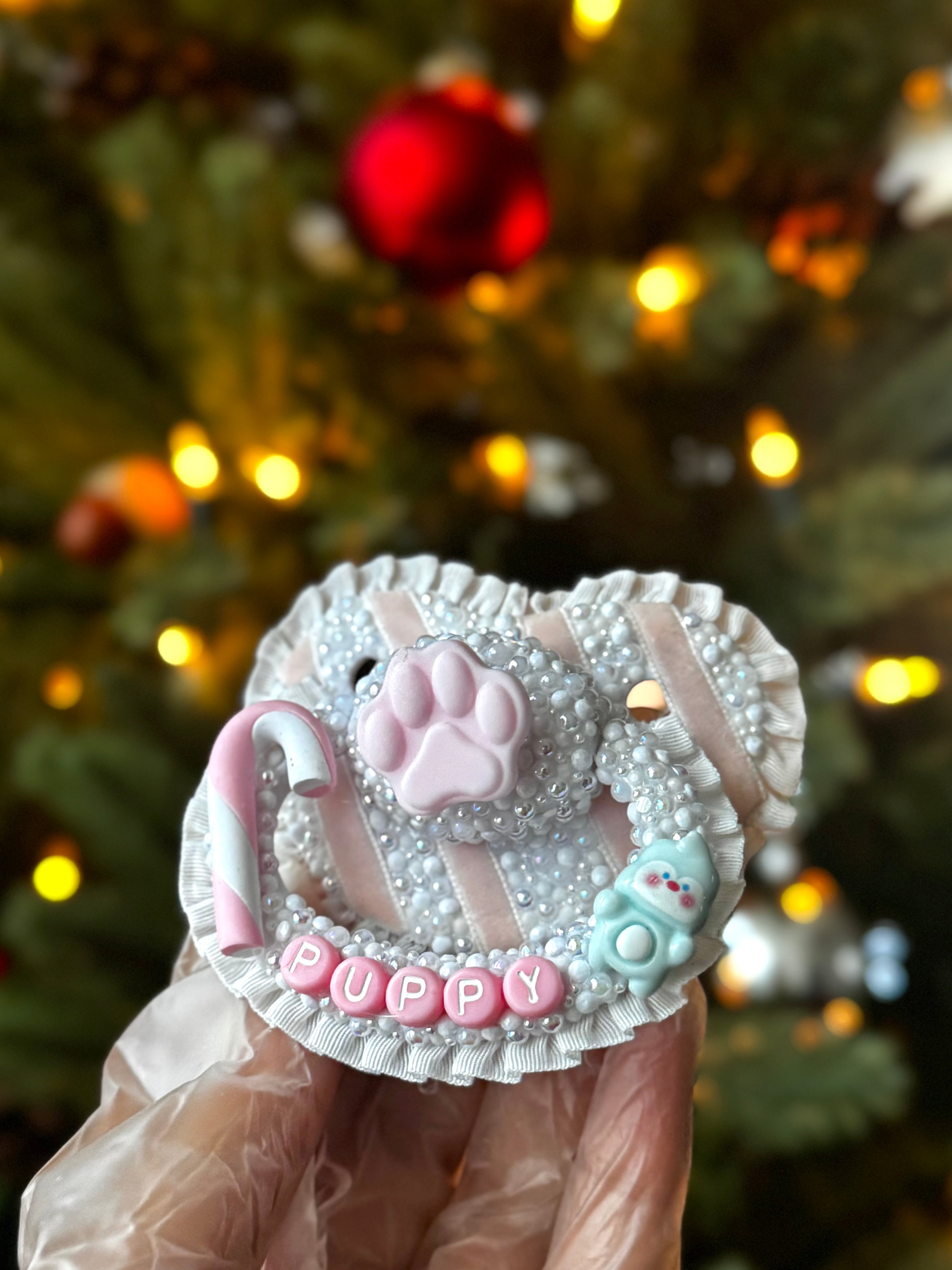 Puppy paws spinning centre adult pacifier