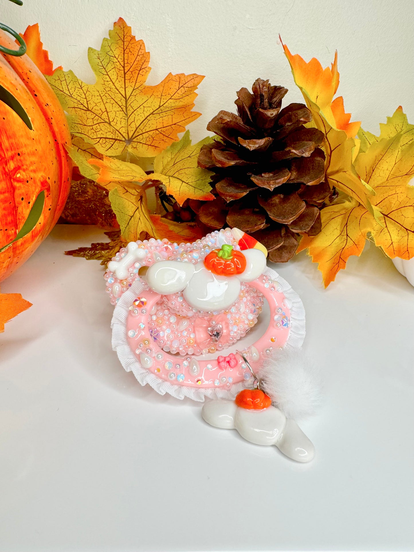 Pumpkin Cinnamoroll adult pacifier