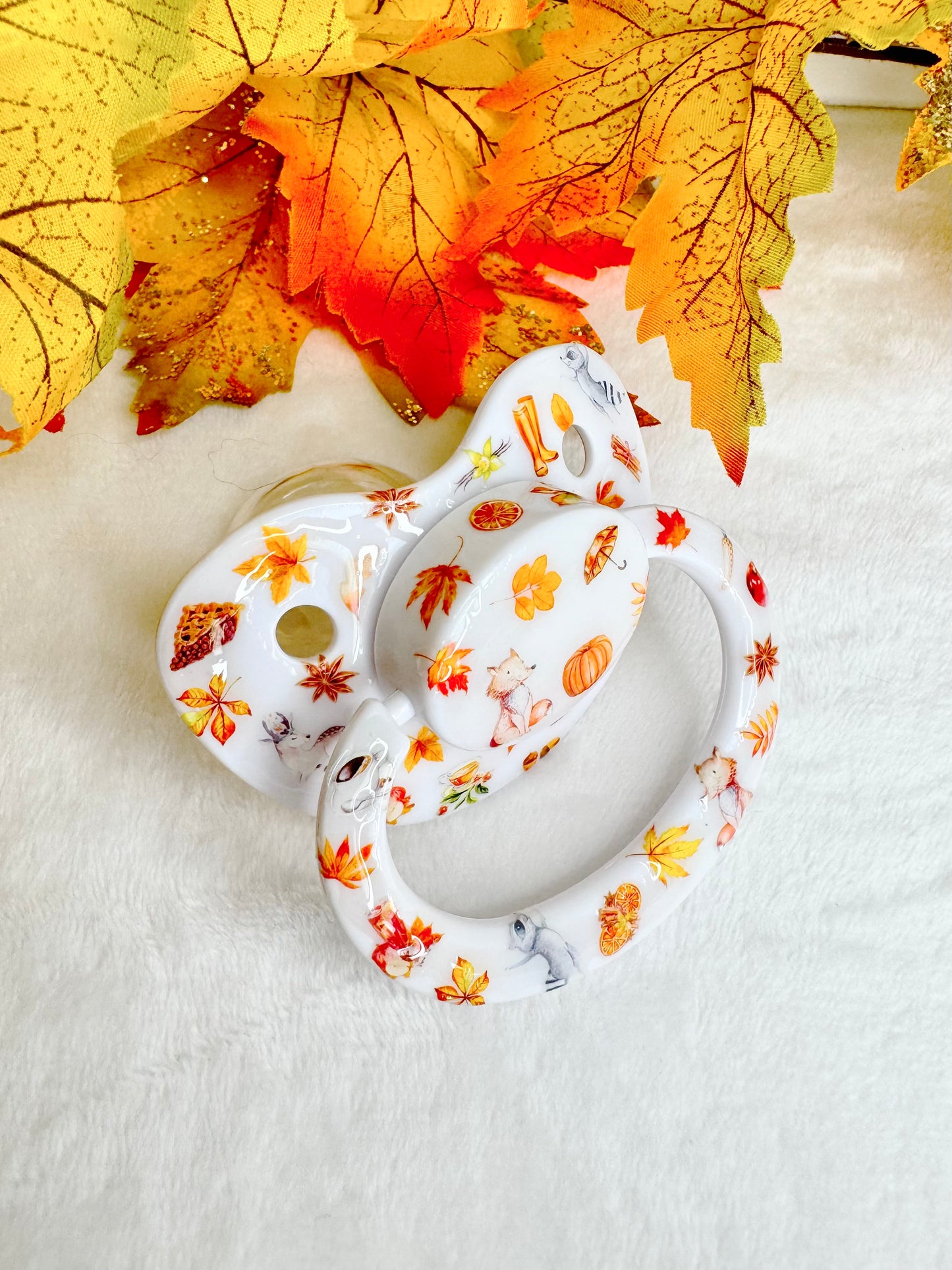 Woodland vinyl sticker pacifier White*