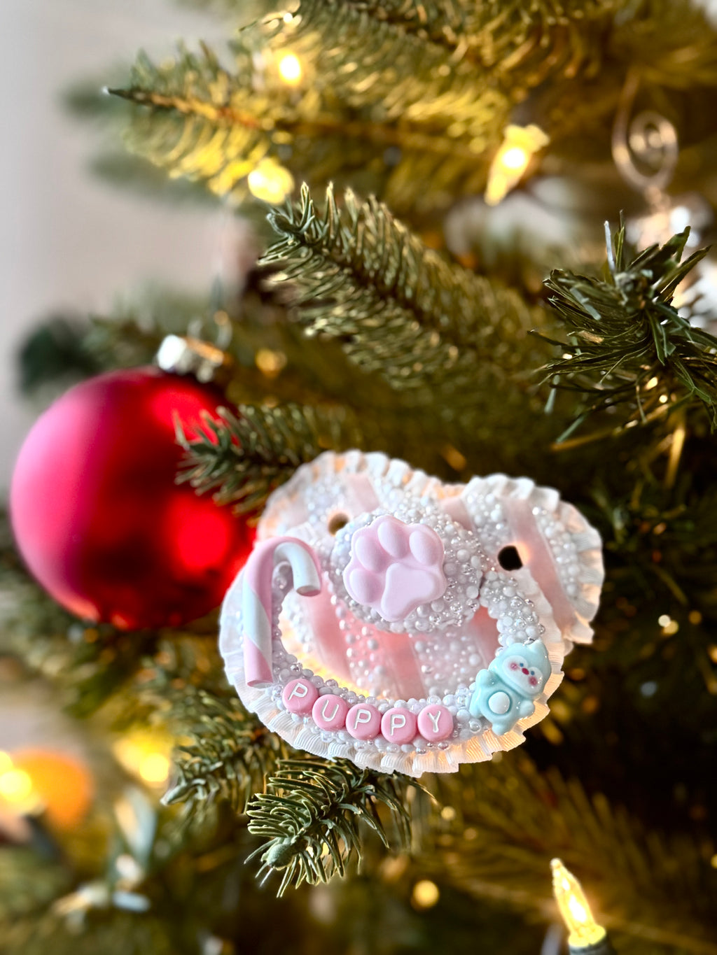 Puppy paws spinning centre adult pacifier