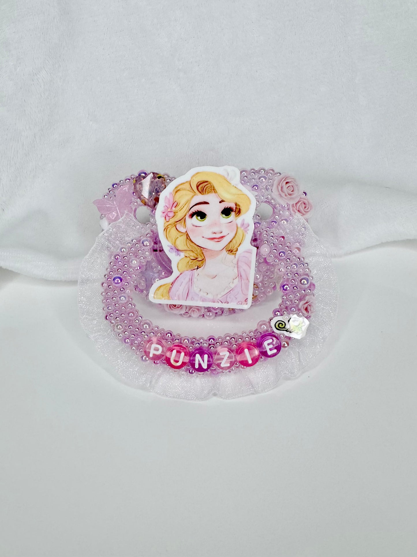 Lost princess Rapunzel pacifier