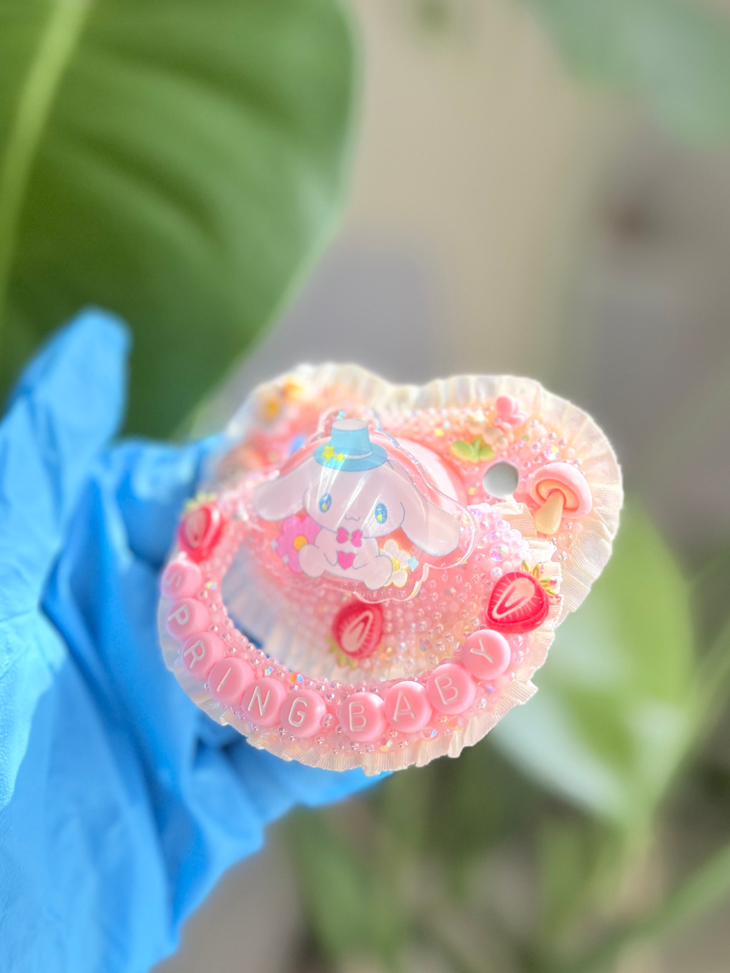 Spring baby adult pacifier