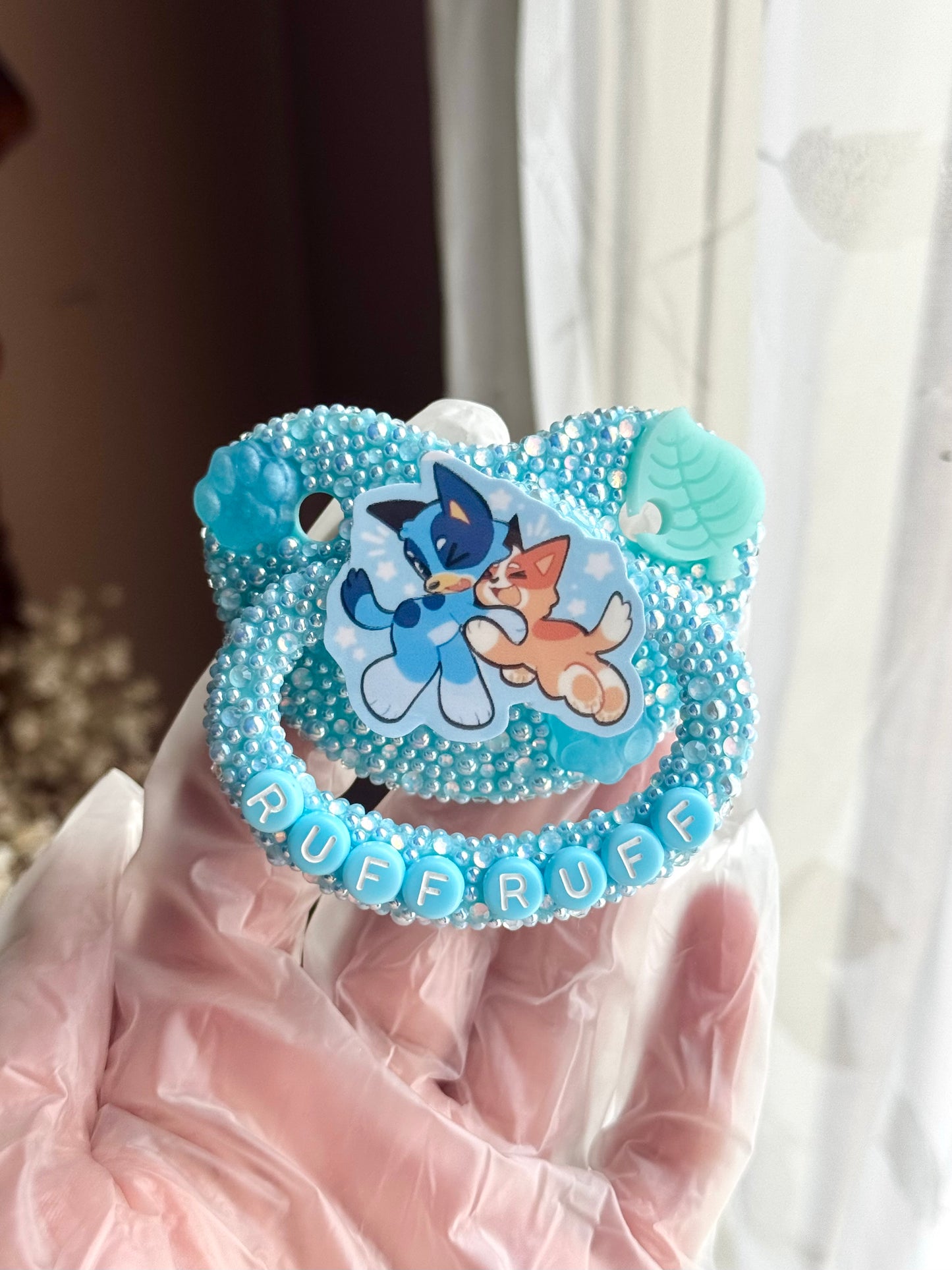 Bluey & Bingo Ruff ruff adult sized pacifier