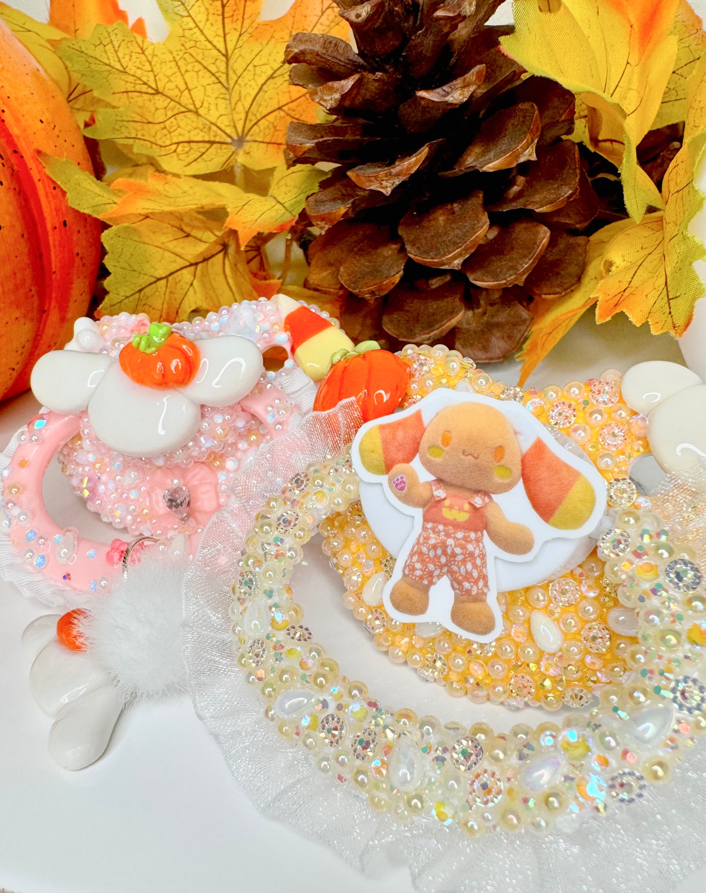 Candy Corn cinnamoroll pacifier