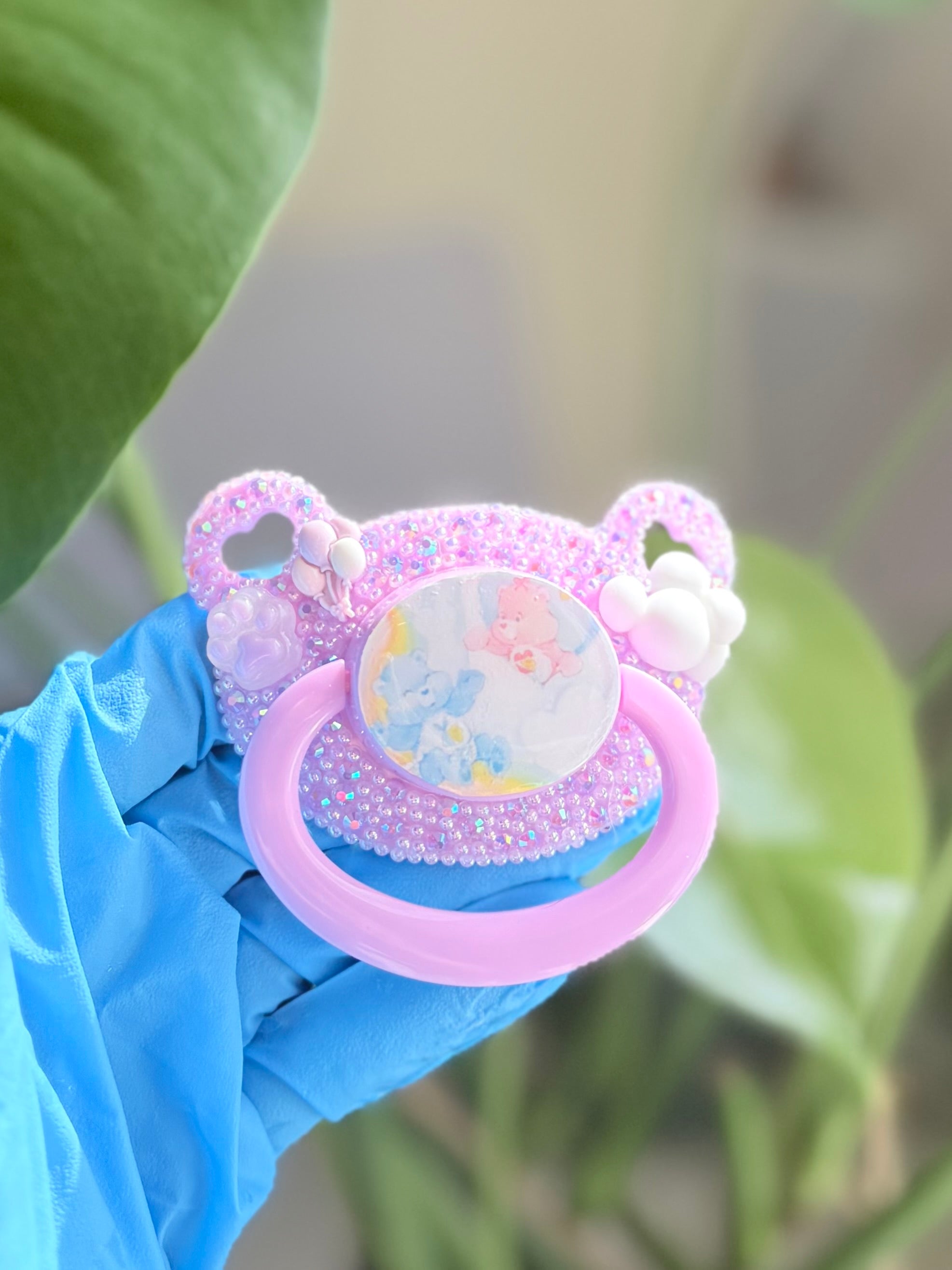 Care Bears shaped adult pacifier