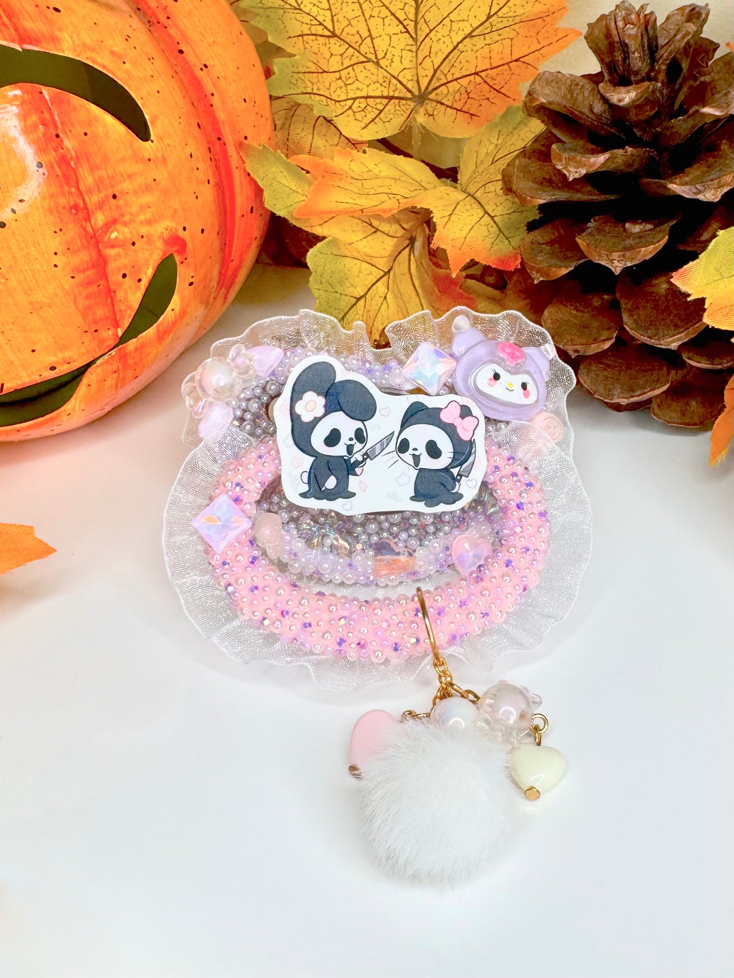 Ghost face Sanrio adult pacifier