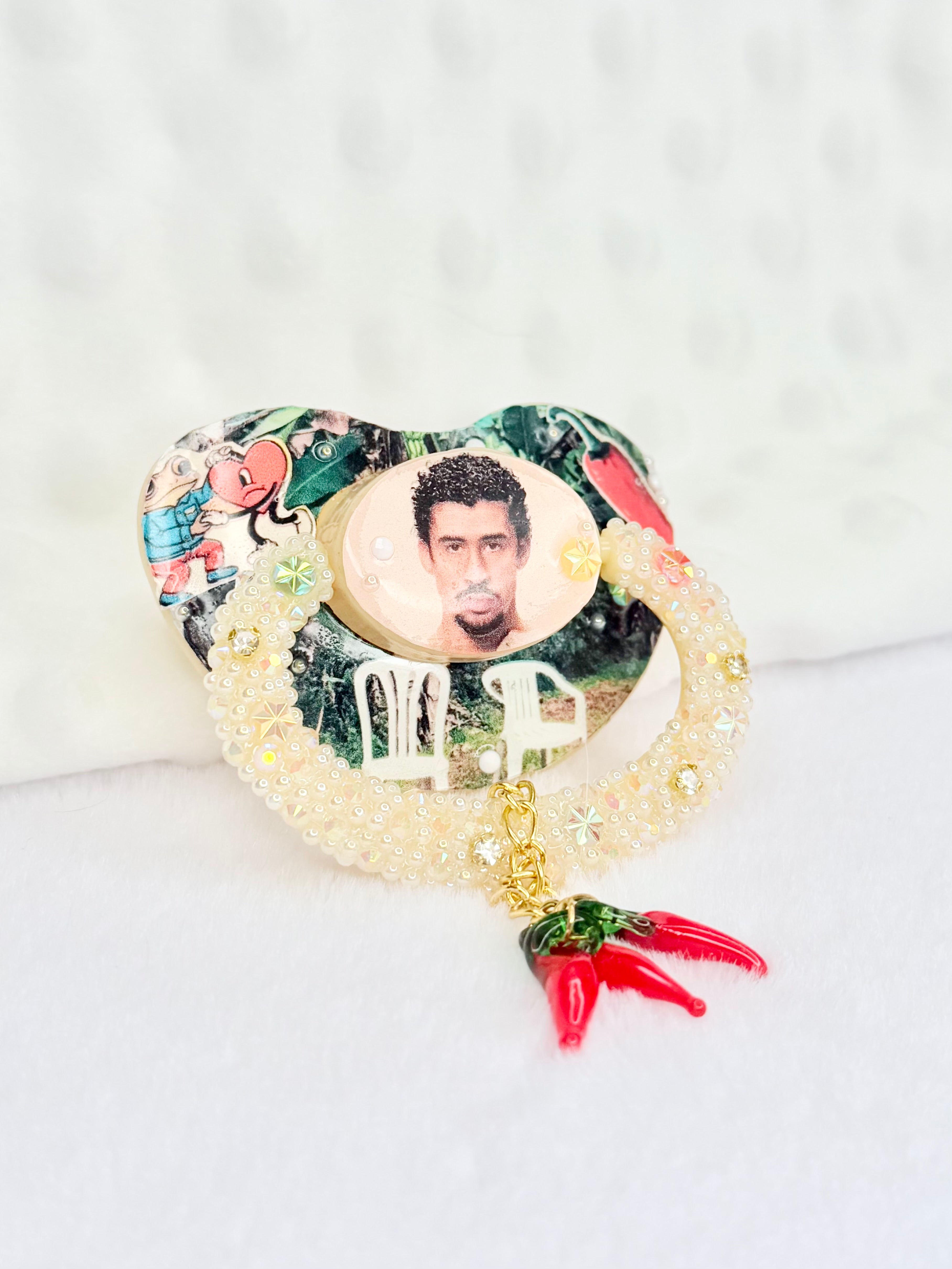 Bad bunny adult image pacifier