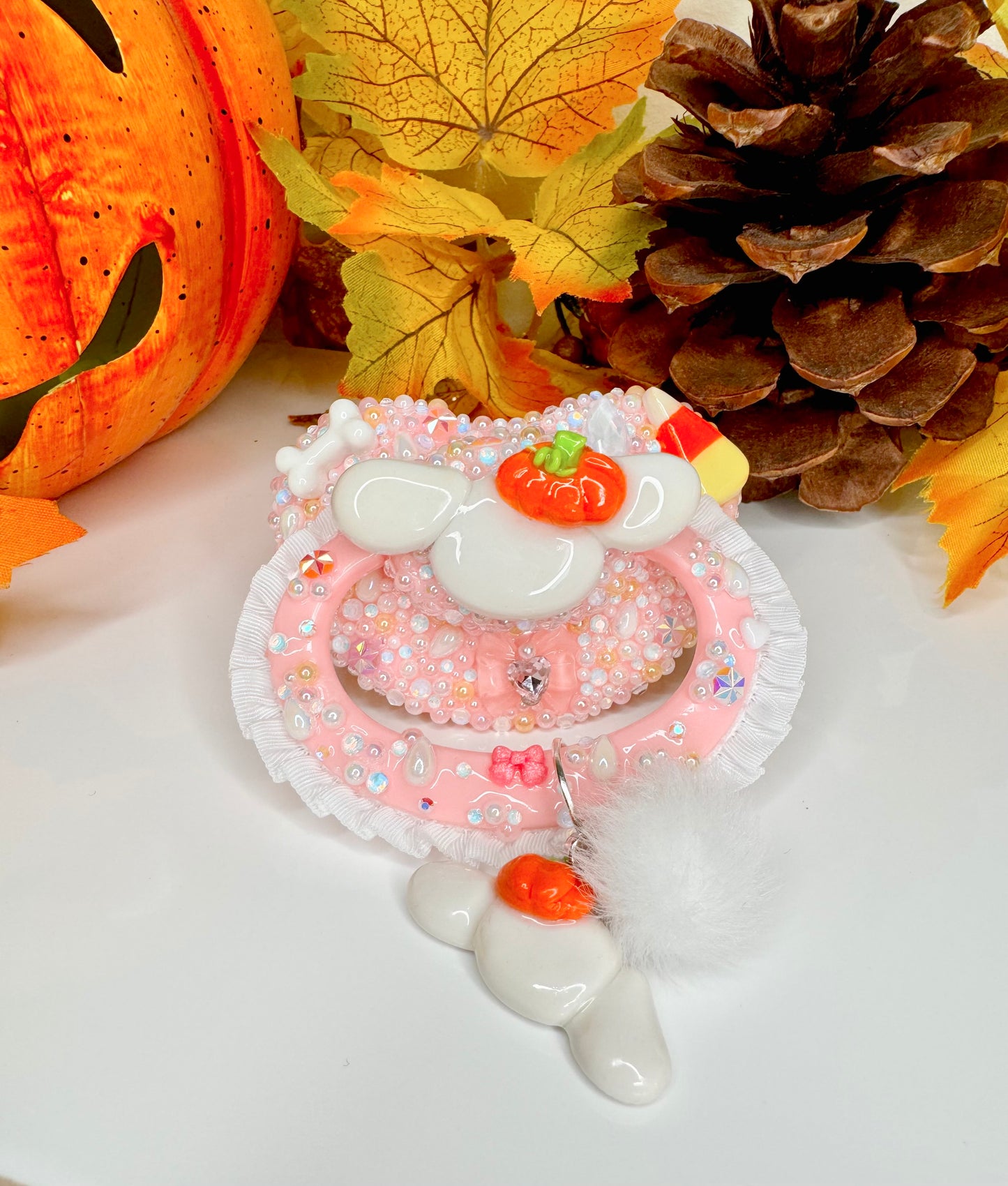 Pumpkin Cinnamoroll adult pacifier