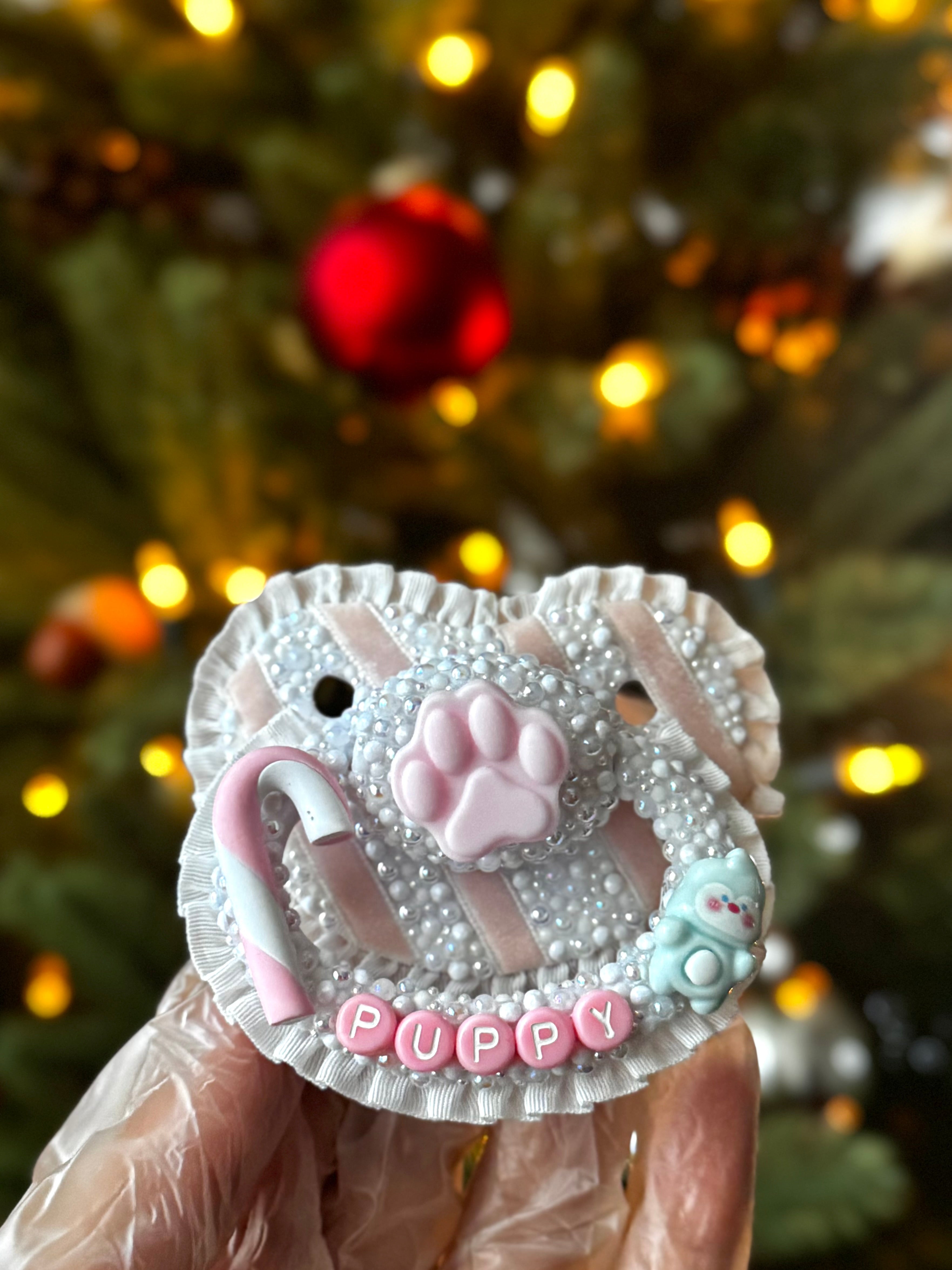 Puppy paws spinning centre adult pacifier