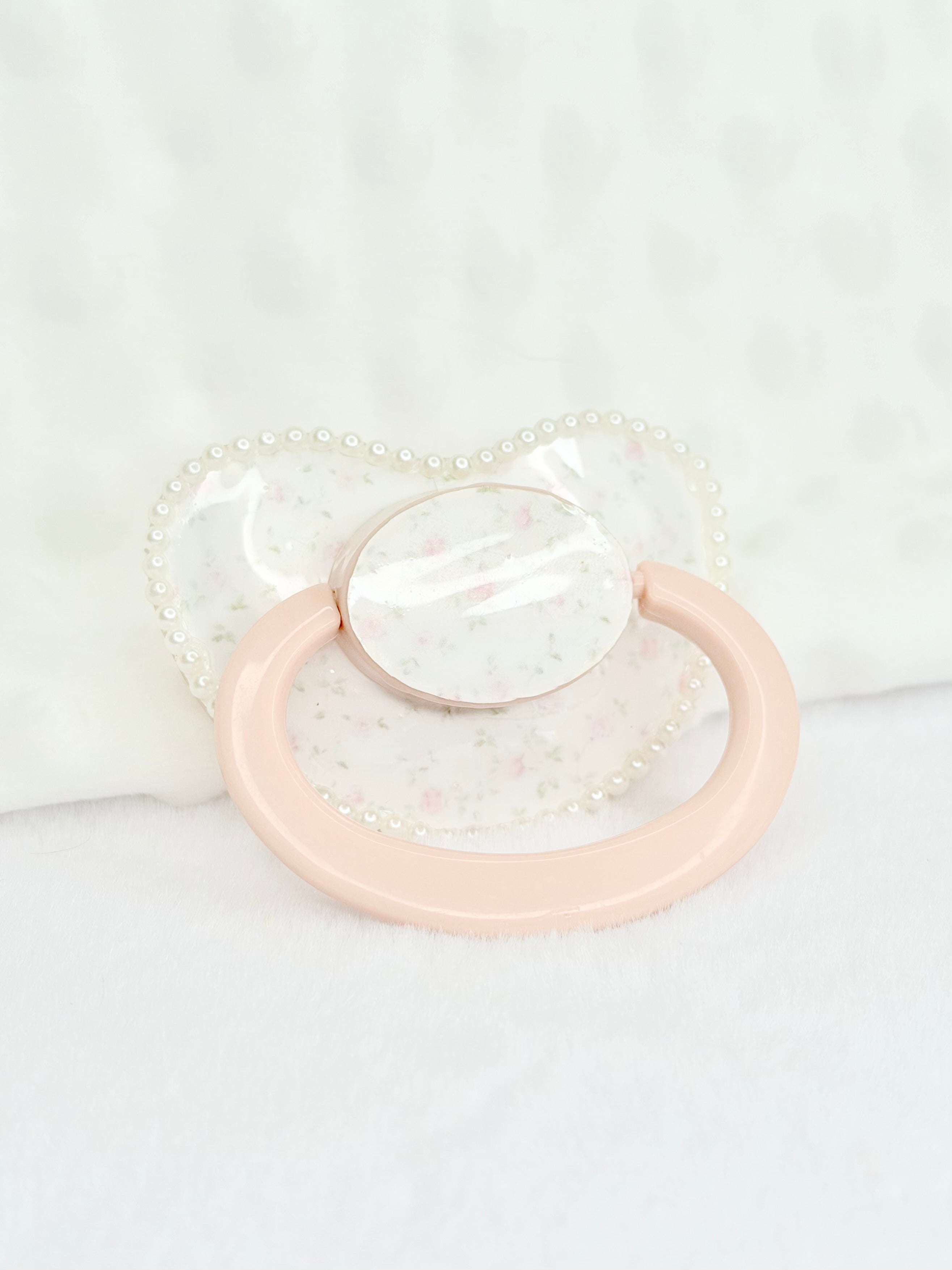 Spring flowers adult image pacifier