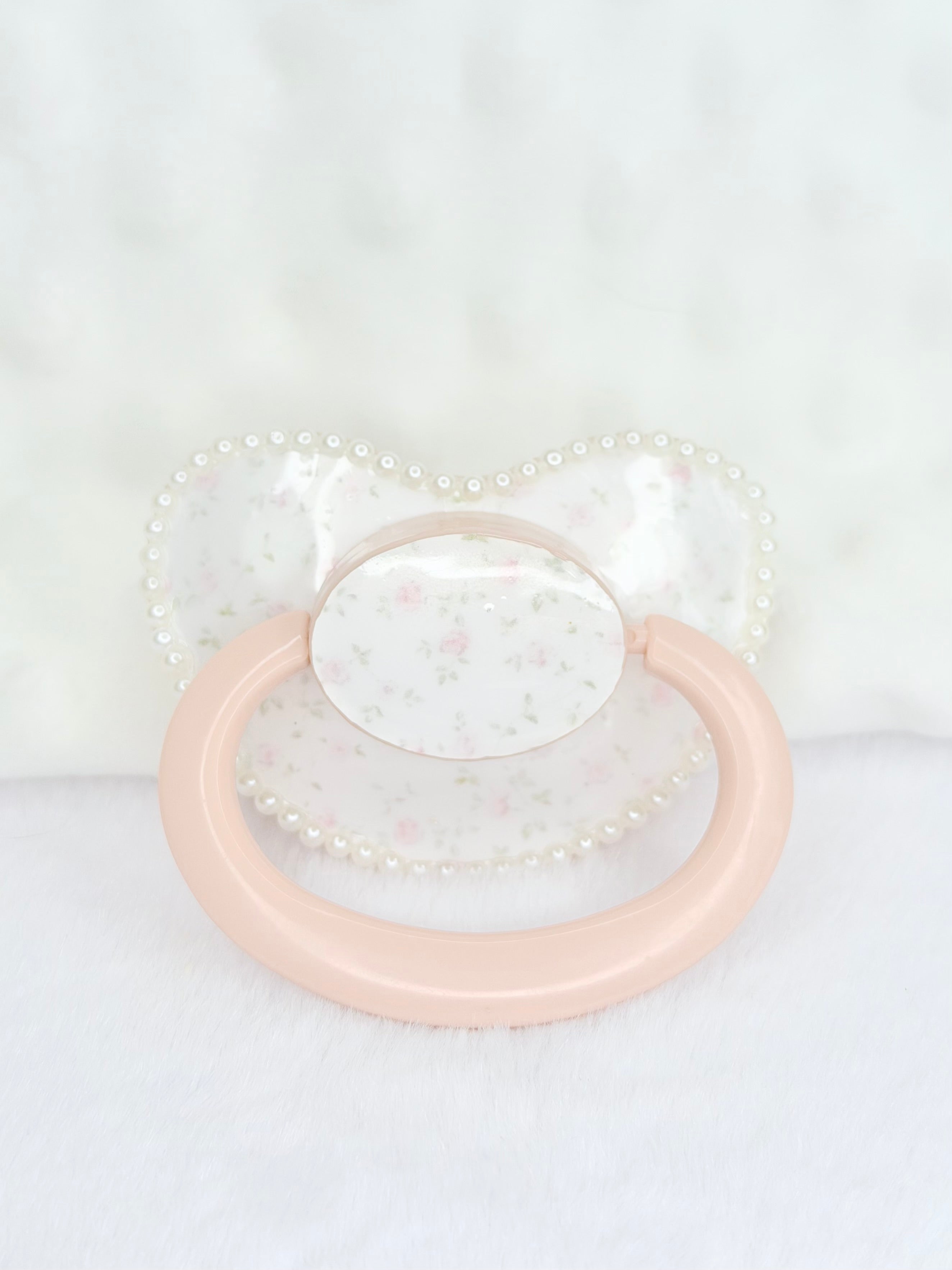Spring flowers adult image pacifier