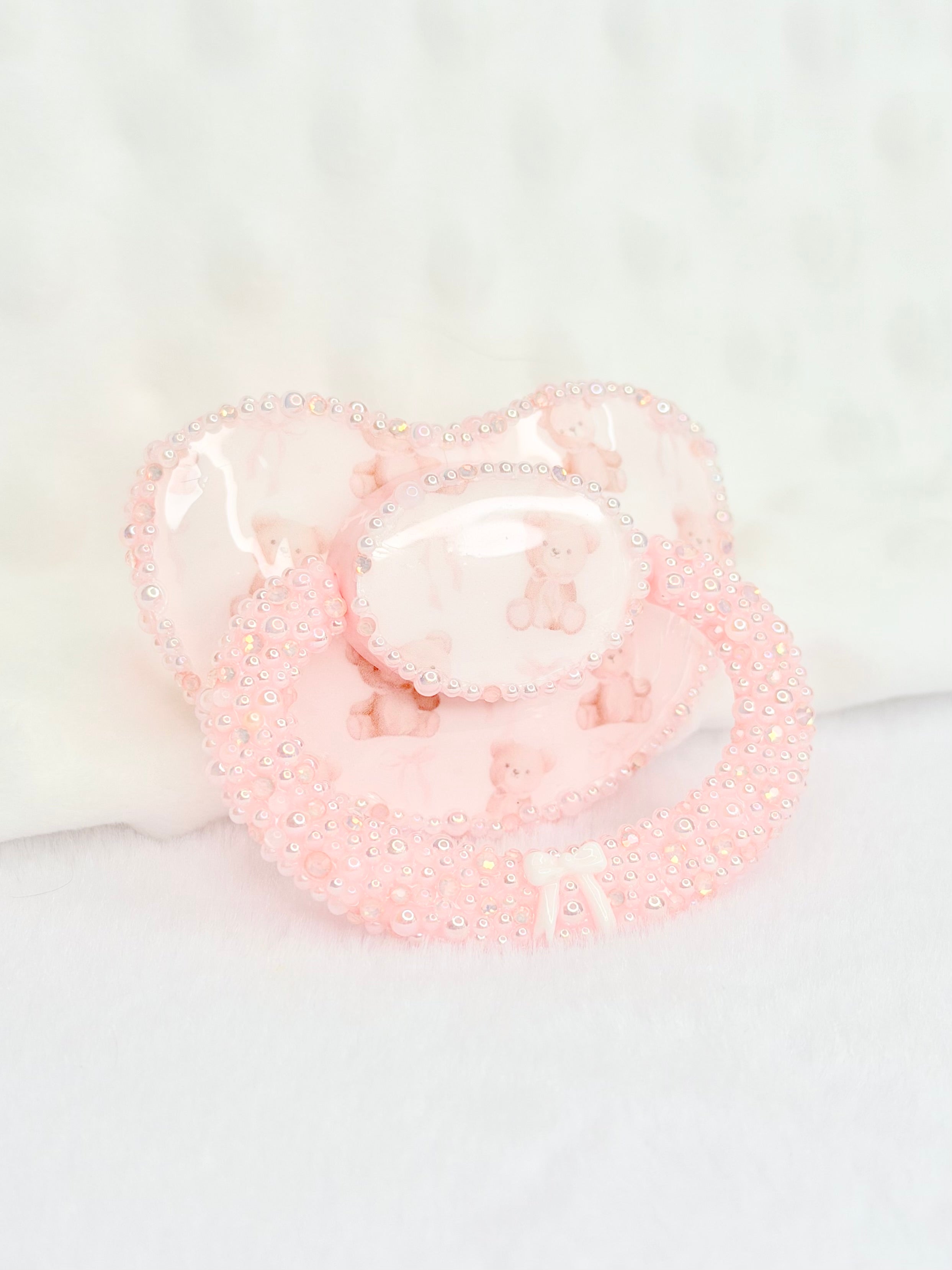 soft teddy adult image pacifier