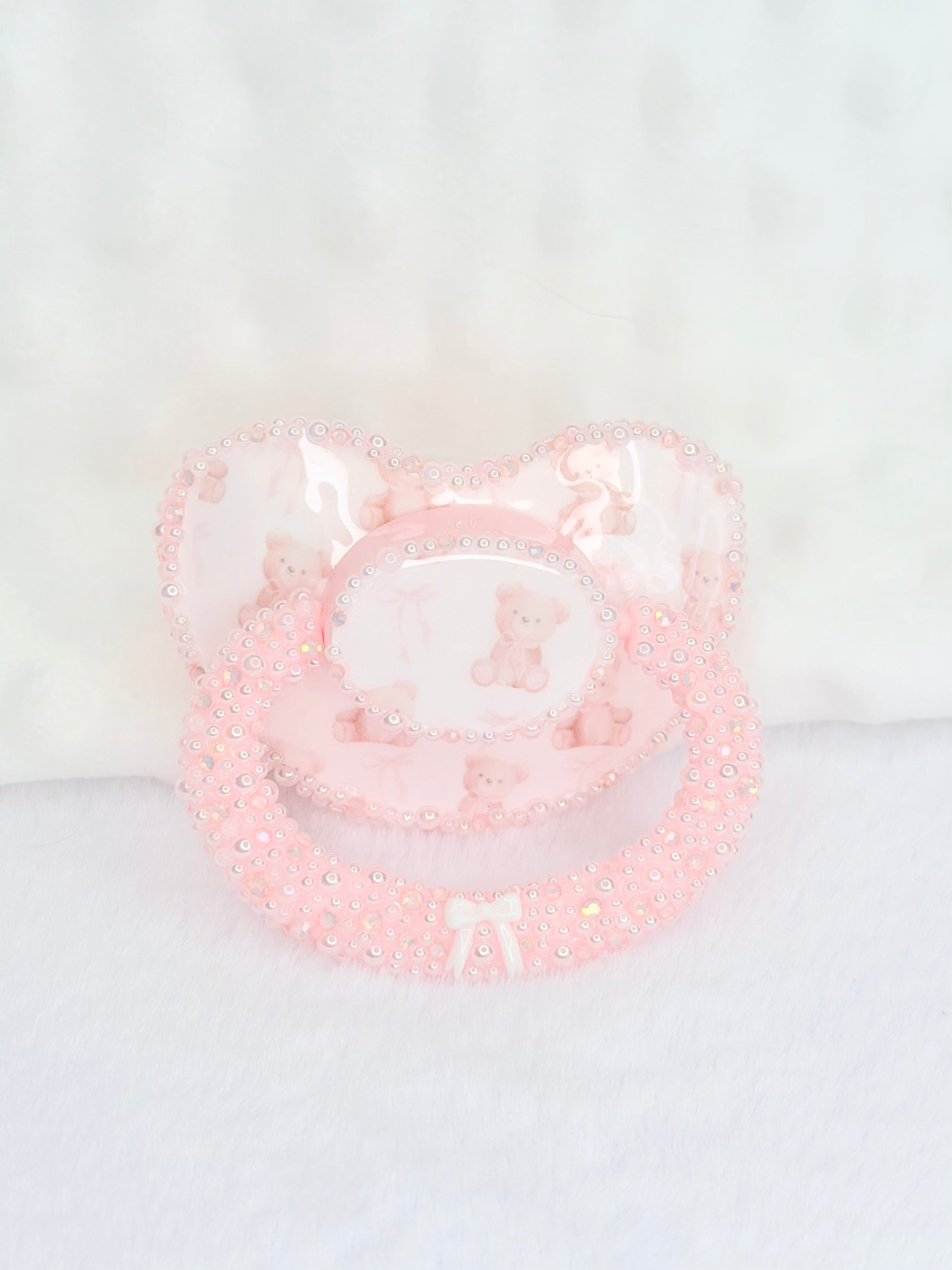 soft teddy adult image pacifier