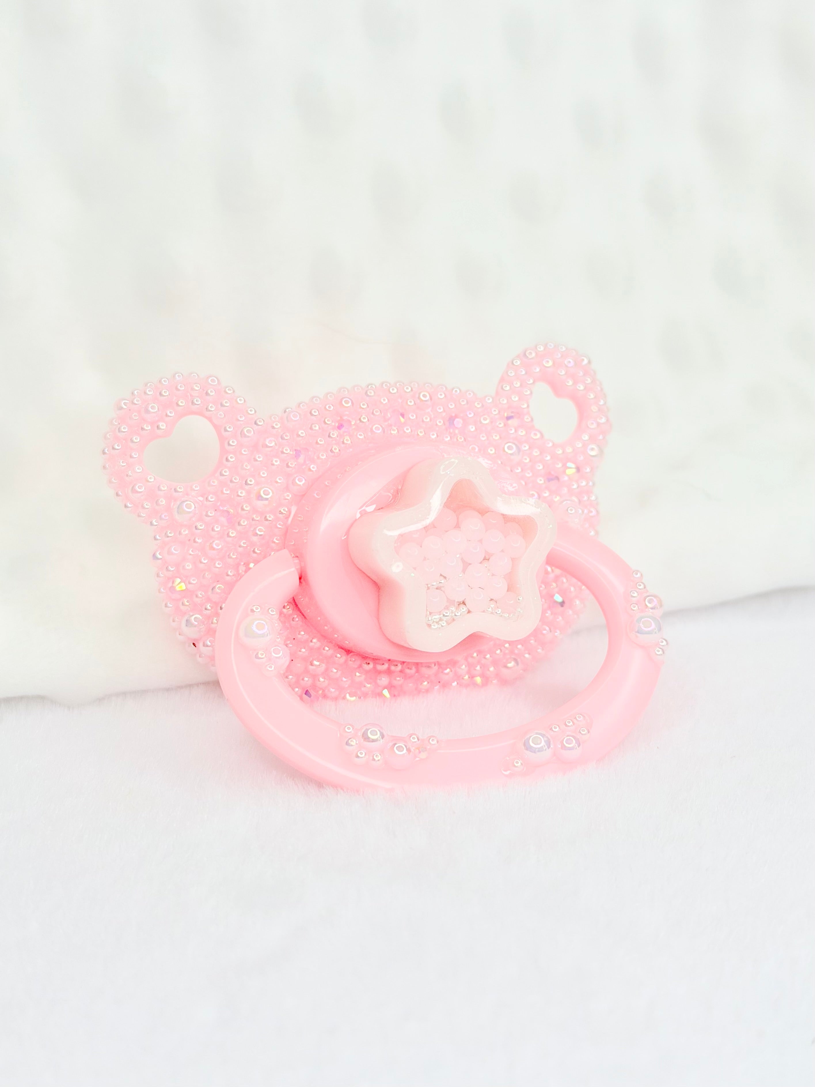 star bear shaker adult bear shaped pacifier