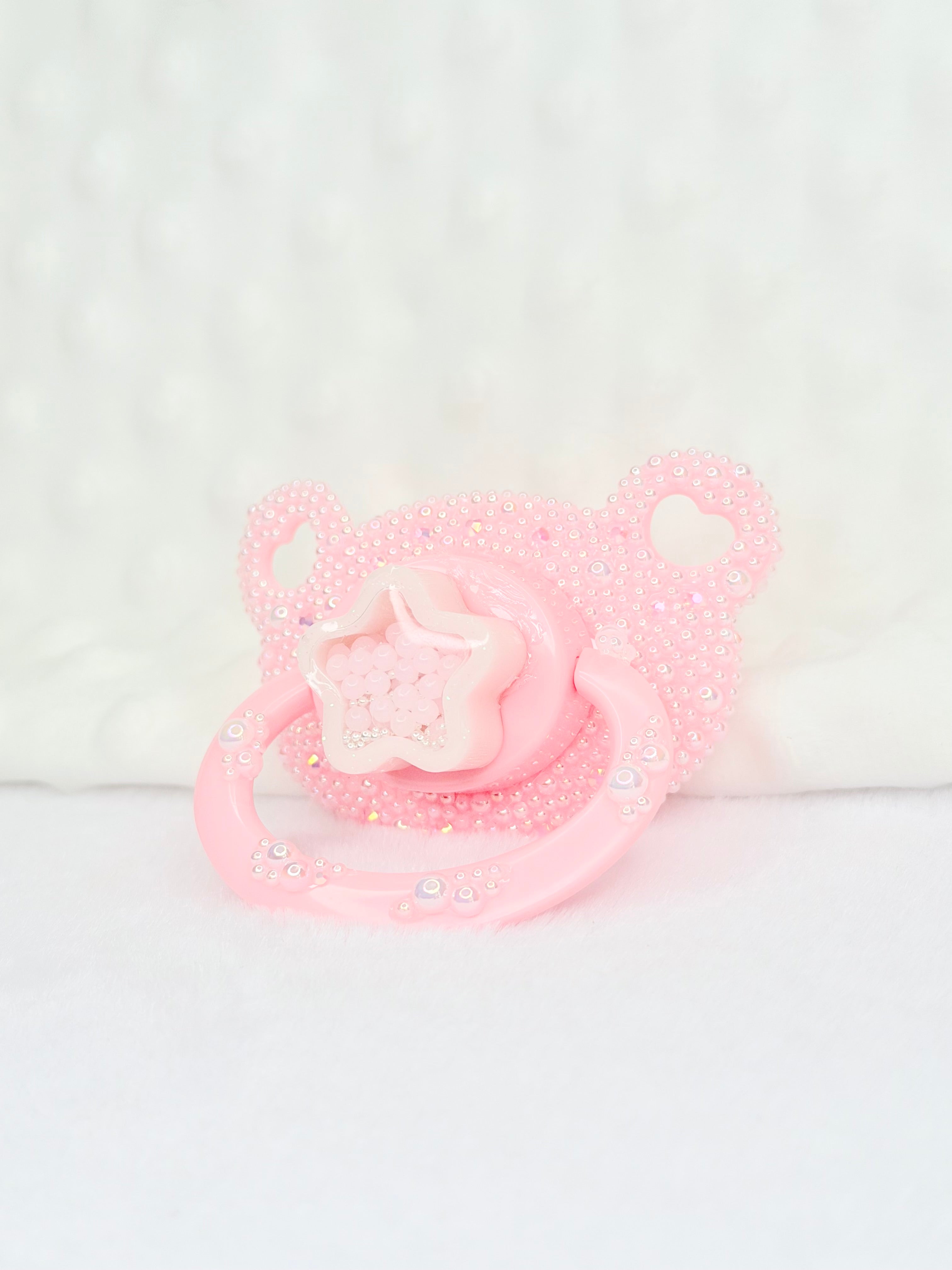 star bear shaker adult bear shaped pacifier