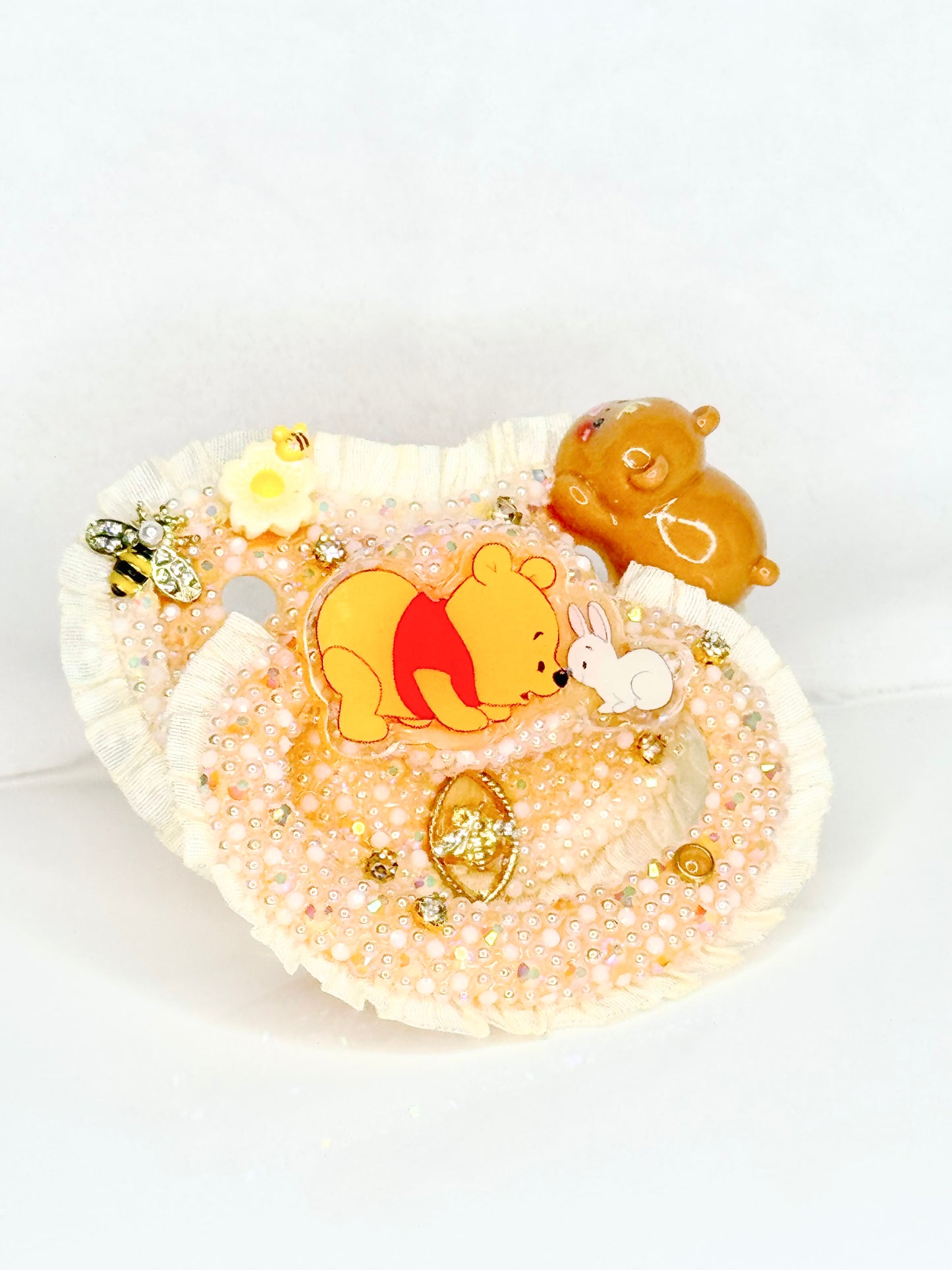 Bear and bunny adult sized full lace pacifier