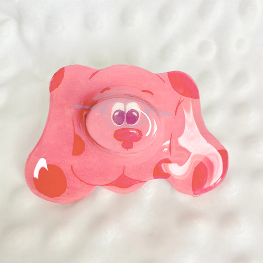 Blue's Clues Magenta - Shaped adult pacifier